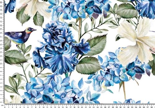 Welur Hortensje 01 Soft Velvet